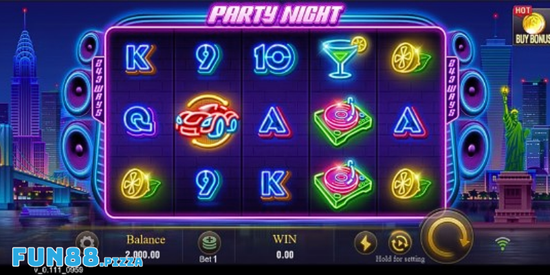 Luật chơi đêm party tại Fun88 